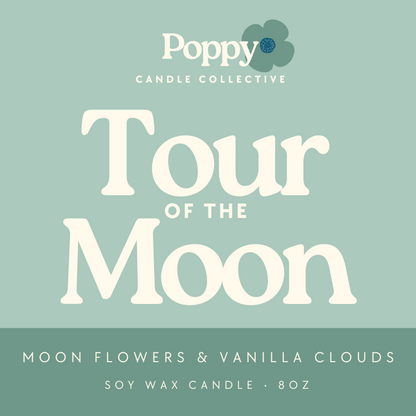 Tour of the Moon • Moon Flower & Vanilla Clouds Candle