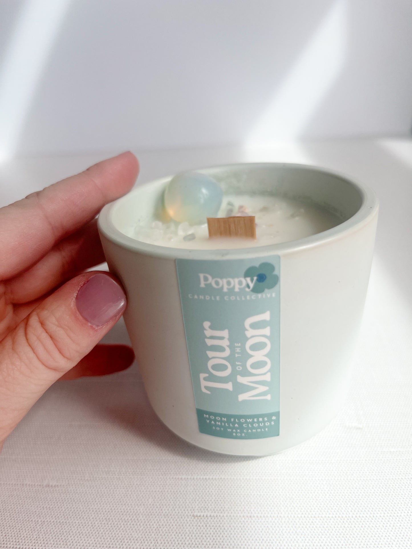 Tour of the Moon • Moon Flower & Vanilla Clouds Candle
