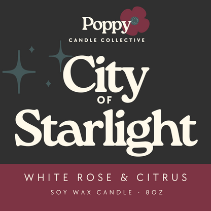 City of Starlight • White Rose & Citrus Candle