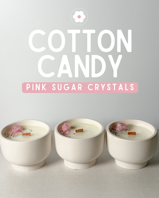 Cotton Candy • Pink Sugar Crystals