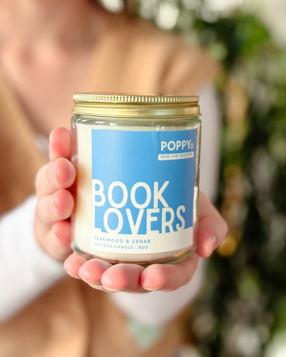 Book Lovers • Teakwood + Cedar Candle