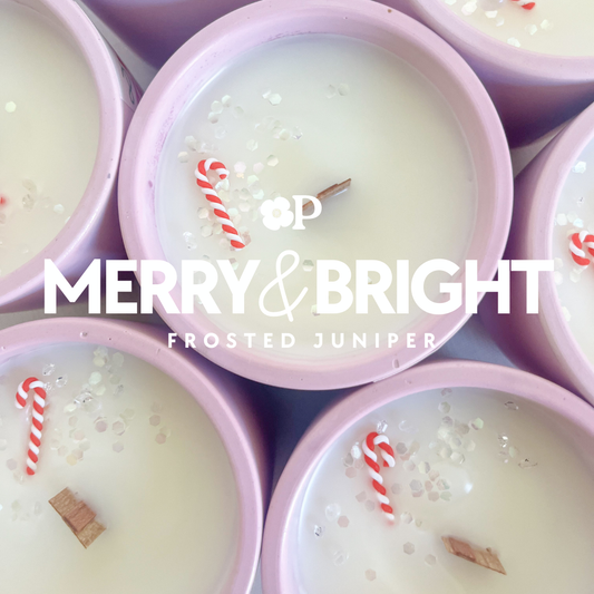 Merry & Bright • Frosted Juniper Candle