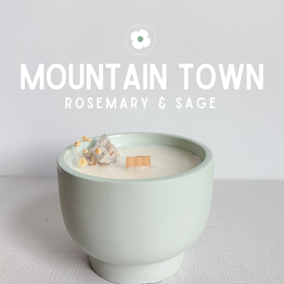 Mountain Town • Rosemary & Sage Candle