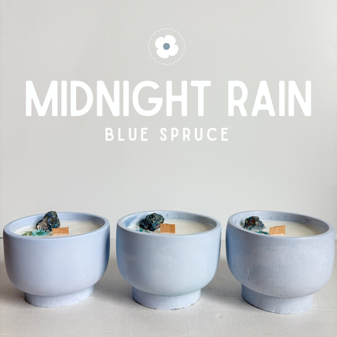 Midnight Rain • Blue Spruce Candle