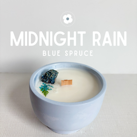 Midnight Rain • Blue Spruce Candle