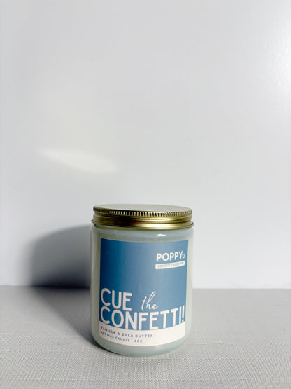 Cue the Confetti • Vanilla + Shea Butter Candle