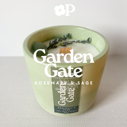 Garden Gate • Rosemary & Sage Candle