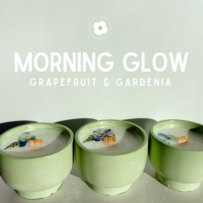 Morning Glow • Grapefruit & Gardenia Candle