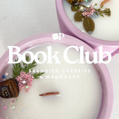 Book Club • Brandied Cherry & Mahogany Candle