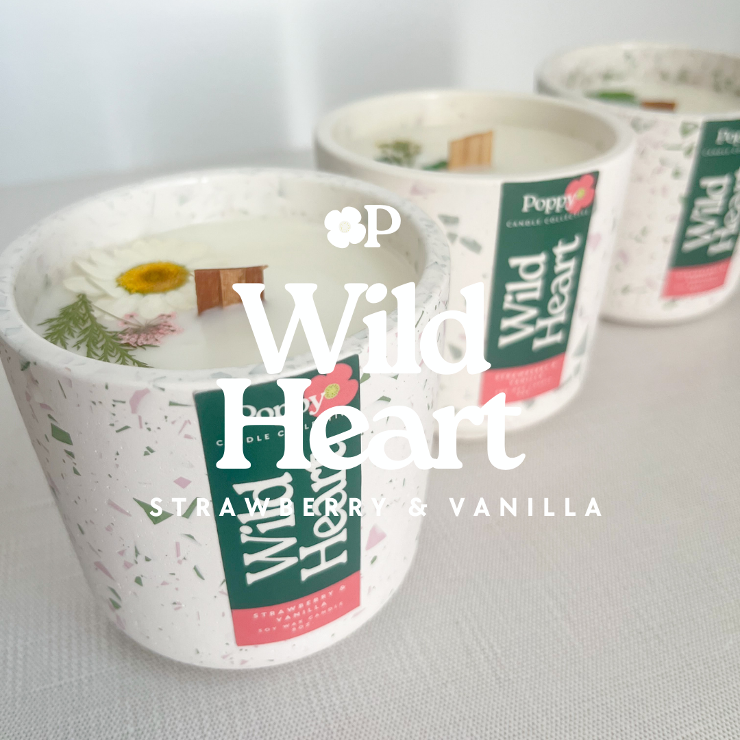 Wild Heart • Strawberry & Vanilla Candle